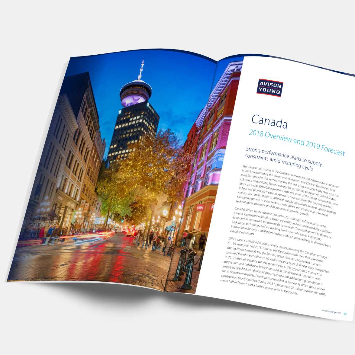 Avison Young’s 2019 North America, Europe and Asia Forecast